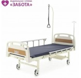 Кровать функциональная медицинская механическая Е-8 (ММ-2014Д-05, белая). Матрас в комплекте