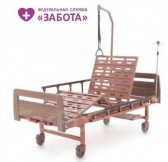 Кровать механическая Е-8 (ММ-2024Д-06) ЛДСП (2 функции, коричневая)